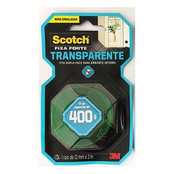 Fita dupla Face  12X2M FIXA FORTE 3M