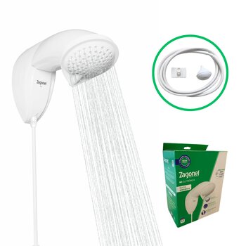 Ducha Nd Zagonel 220v Chuveiro Eletrônico 7700w Branco